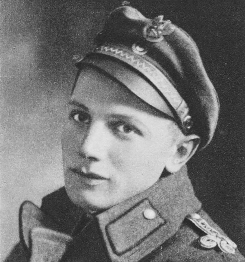 Porucznik Ludwik de Laveaux, przedstawiciel Naczelnej Komendy Wojsk Polskich, który podpisał ugodę.